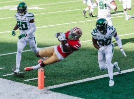 The 49ers scored early and often against the hapless New York Jets in NFL Week 2 action, paying off well for gamblers. (Image: USA Today Sports)