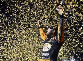 Martin Truex Jr. won the South Point 400 last year, and is one of the favorites to win at Las Vegas Motor Speedway. (Image: Getty)