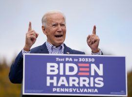 Joe Biden holds a narrow lead over Donald Trump in Pennsylvania, with election odds making the Democratic challenger the favorite in the Keystone State. (Image: AP)