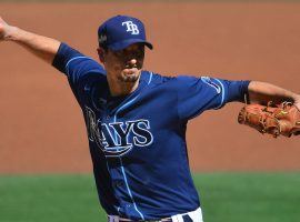 Charlie Morton will take the ball for the Tampa Bay Rays in Game 3 of the World Series vs. the Los Angeles Dodgers. (Image: Jayne Kamin-Oncea/USA Today Sports)