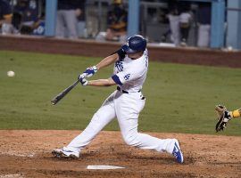 The Los Angeles Dodgers are one game away from advancing to the NLDS after a 4-2 win over the Brewers on Wednesday. (Image: Kirby Lee/USA Today Sports)