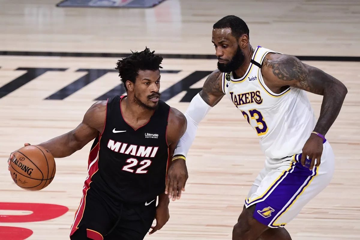 Jimmy Butler Triple-Double Game 3 NBA Finals Miami Heat Lakers