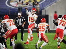 Kansas City Chiefs QB Patrick Mahomes attacks the Baltimore Ravens in Week 3. Â (Image: Nick Wass/AP)