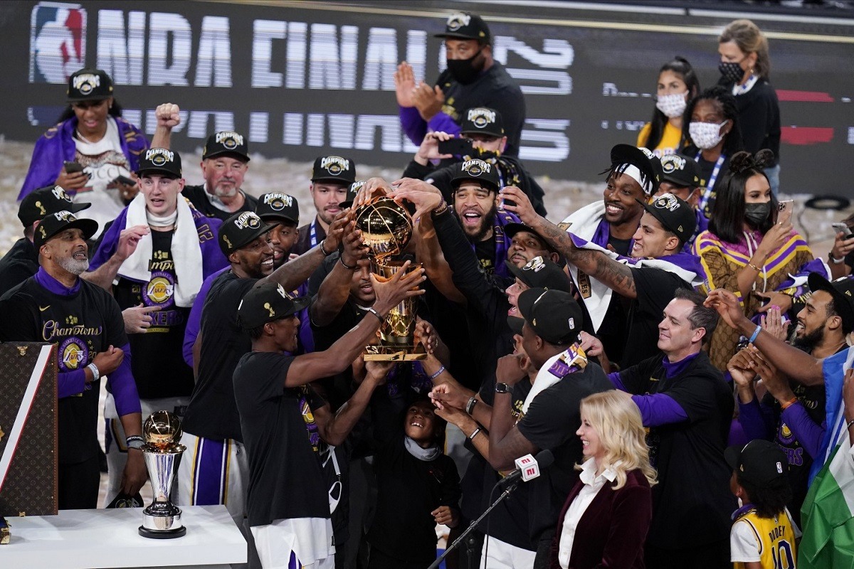 LA Lakers Win 2020 NBA Championship, LeBron James NBA ...