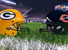 The Green Bay Packers are a big favorite over the Chicago Bears to win a third-straight NFC North title. (Image: EA Sports)