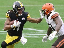 Pittsburgh Steelers rookie Chase Claypool emerged as a top target for Ben Roethlisberger. (Image: Charles LeClaire/USA Today Sports)