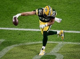 Green Bay Packers TE Robert Tonyan co-leads the NFL with five touchdown receptions. (Image: (Stacy Revere/Getty)