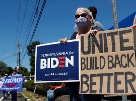 Polls show Joe Biden with a lead over Donald Trump in Pennsylvania, one of several key battleground states in the 2020 presidential election. (Image: Shannon Stapleton/Reuters)