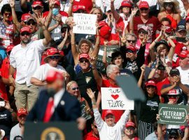 Donald Trump held rallies in Florida on Thursday, a state he likely needs to win to retain the presidency. (Image: Octavio Jones/Getty)