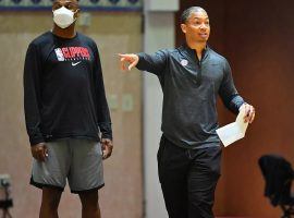 Ty Lue during an LA Clippers practice inside the Disney Bubble. (Image: Jesse D. Garrabrant/Getty)