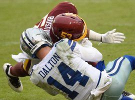 One of the scariest NFL Week 7 highlights was the hit on Dallas Cowboy quarterback Andy Dalton by Washingtonâ€™s Jon Bostic that caused a concussion. (Image: Getty)