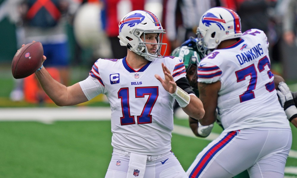 Buffalo quarterback Josh Allen New England 