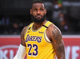 A parlay card had won four football games in NFL Week 4 betting, but LeBron James and the Lakers killed the card when the team couldn’t cover the first half spread against Miami Heat. (Image: Getty)