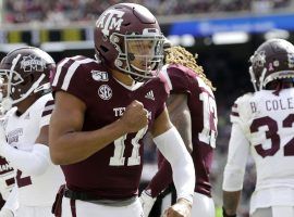 Texas A&M quarterback Kellen Mond has led the Aggies to the No. 7 spot in the AP Top 25 College Football Poll. (Image: AP)