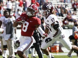 The interception by Alabama cornerback Daniel Wright was one of several college football highlights during Week 5. (Image: Getty)