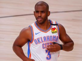 Oklahoma City Thunder point guard Chris Paul is the subject of trade rumors to the Phoenix Suns. (Image: Getty)