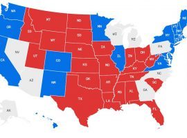 Several states remained undecided on Wednesday morning, but Joe Biden emerged as the favorite in presidential election odds markets after a volatile Election Night. (Image: NBC News)