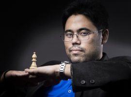 Top-seeded Hikaru Nakamura comes in as an overwhelming favorite to win his first-round match in the Speed Chess Championship. (Image: Getty)