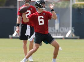 Rookie Jake Luton will get the start in Week 9 for the Jacksonville Jaguars. He could be a good salary saver in DFS. (Image: Reinhold Matay USA Today)