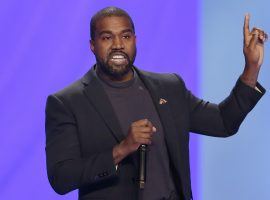 A wager on how many votes Kanye West will earn could prove to be one of the more popular election prop bets in 2020. (Image: Michael Wyke/AP)