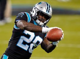 Mike Davis will likely resume the starter's role for the Panthers after lead back Christian McCaffrey suffered another injury. (Image: The Lines)