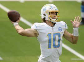 Los Angeles Chargers quarterback Justin Herbert is the overwhelming favorite to win the NFL Offensive Rookie of the Year. (Image: AP)