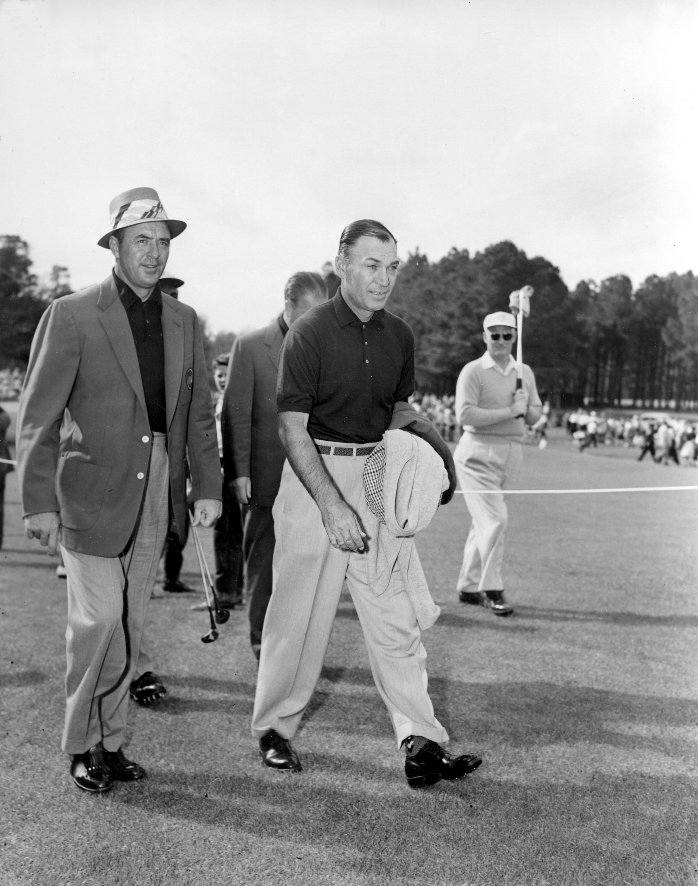 Sam Snead and Ben Hogan at the Masters