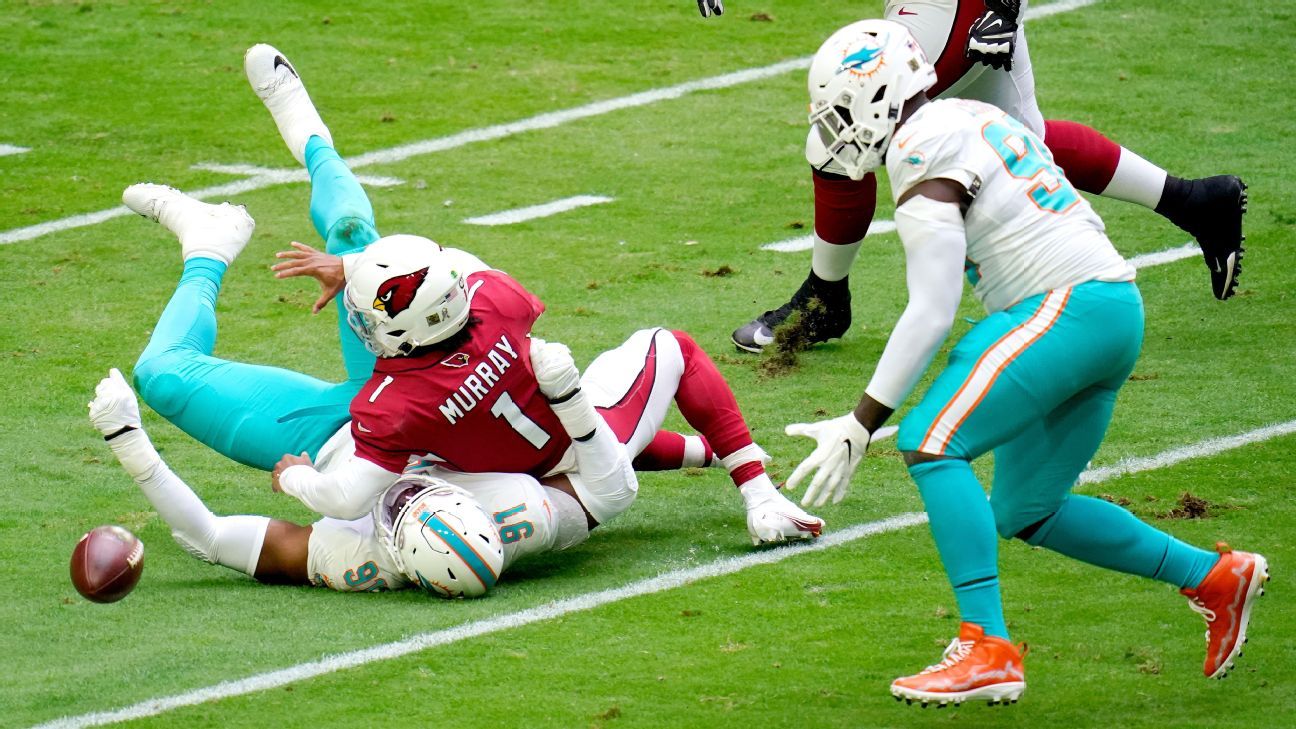 Miamiâ€™s Emmanuel Ogbah, Shaq Lawson NFL Week 9 highlight 