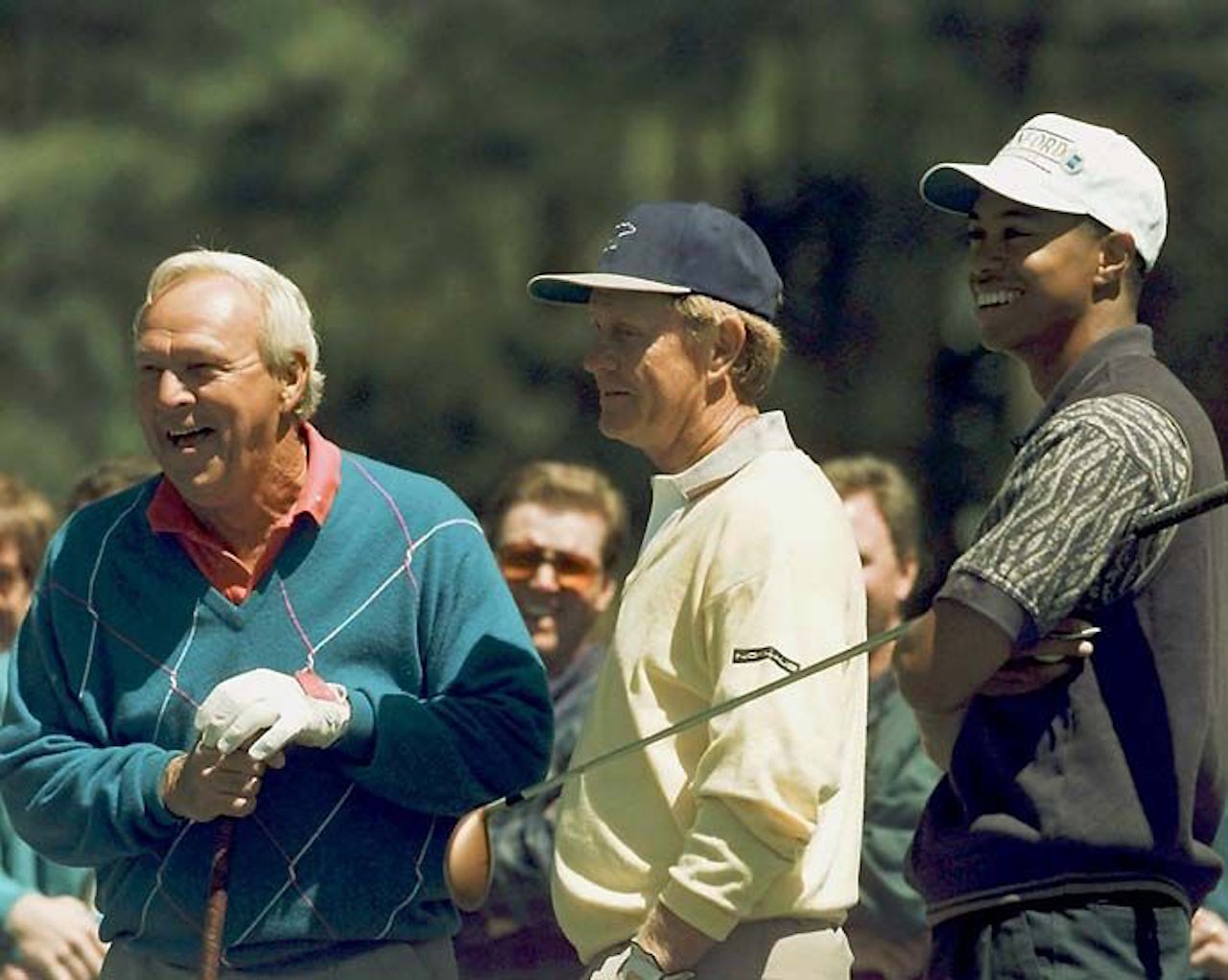 Arnold Palmer, Jack Nicklaus, Tiger Woods Masters winners