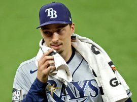 The San Diego Padres have traded for Blake Snell, a move that solidifies the team as a World Series contender. (Image: Kevin Jairaj/USA Today Sports)