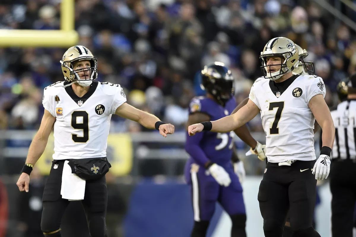 Drew Brees QB Taysom Hill New Orleans Injury Ribs