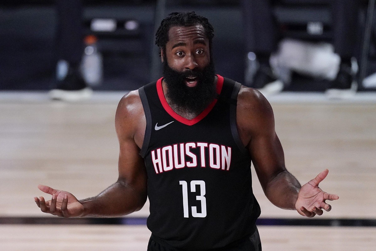 James Harden Houston Rockets trade rumor Golden State Warriors Brooklyn Nets