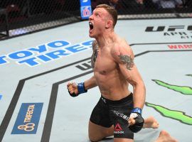 Jack Hermansson comes in as an underdog against Marvin Vettori in their main event bout at UFC on ESPN 19. (Image: Josh Hedges/Zuffa/Getty)