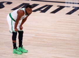 Boston Celtics PG Kemba Walker during the 2020 NBA Eastern Conference Finals in Orlando. (Image: Kevin C. Cox/Getty)