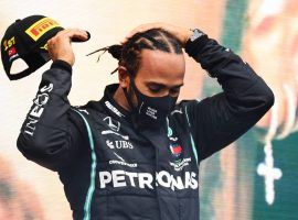 Lewis Hamilton tested positive for COVID-19 on Monday, and will miss the Sakhir Grand Prix as a result. (Image: Clive Mason/Getty)