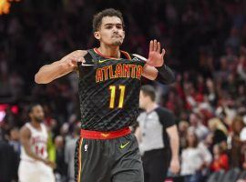 Atlanta Hawks Trae Young saw a huge jump in his fantasy basketball production last season. (Image: Dale Zanine/USA Today Sports)