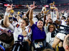 LSU rubbed it in the faces of Alabama last year when they won 46-41, and the Crimson Tide players could be out for revenge on Saturday. (Image: Getty)
