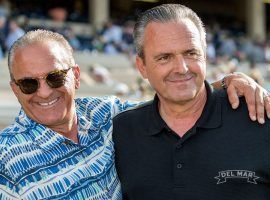 California grape farmers Kosta (left) and younger brother Pete Hronis may have harvested a Kentucky Derby prospect in Rock Your World. He is (Image: Benoit Photo)