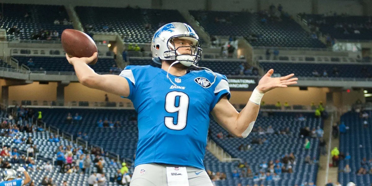 Matt Stafford trade odds Detroit Lions San Francisco 49ers Niners Indianapolis Colts Patriots Broncos