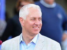 Todd Pletcher usually has a reason to smile around Gulfstream Park. He sends a quarter of the 12-horse field into the Pegasus World Cup Turf Invitational. (Image: Coglianese Photography)