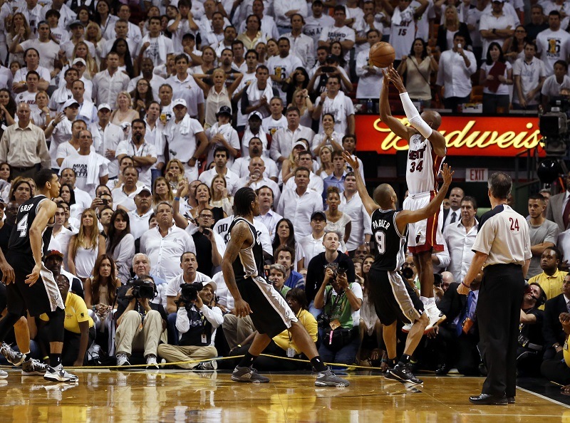 Ray Allen 3-Point Shot Miami Heat