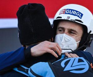Britain's Dave Ryding took a podium finish for only the second time in his World Cup career Sunday. The emotional Ryding joined two other long shots in a surprise finish to Adelboden's three days of alpine skiing action. (Image: Getty)