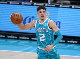 LaMelo Ball and the Charlotte Hornets are a sleeper pick to win the Southeast Division. (Image: Neil Redmond/USA Today Sports)