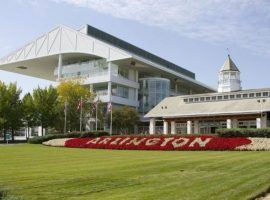 Arlington Park, located in the Chicago suburbs, is one of North America's top race tracks. Owner Churchill Downs Inc. put it up for sale Tuesday, imperiling its racing future. (Image: Arlington Park)