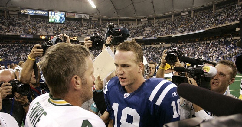 Brett Favre Peyton Manning QB TDs