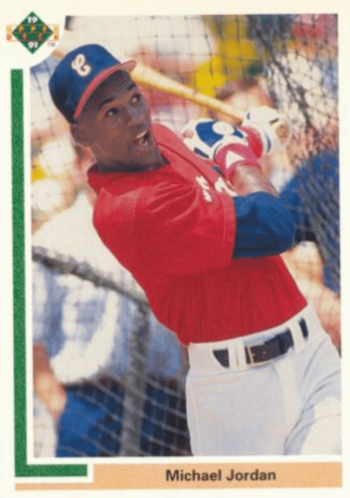 Michael Jordan rookie baseball card