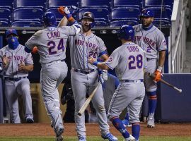 Bettors are heavily backing the New York Mets to win the World Series at BetMGM, where the team is fetching +1200 odds. (Image: Mark Brown/Getty)