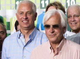 Between them, Todd Pletcher (left) and Bob Baffert own eight Kentucky Derby victories. Pletcher (45) and Baffert (23) have the most Triple Crown early nominated horses for 2021. (Image: Doug Engle/AP File)