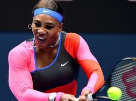 Serena Williams coasted to victory over Laura Siegemund, posting a 6-1, 6-1 win in her first-round match at the 2021 Australian Open. (Image: AFP)