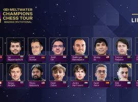 The Magnus Carlsen Invitational starts on Saturday, with the World Champion leading a field of 16 into the second major on the Champions Chess Tour. (Image: Chess24.com)